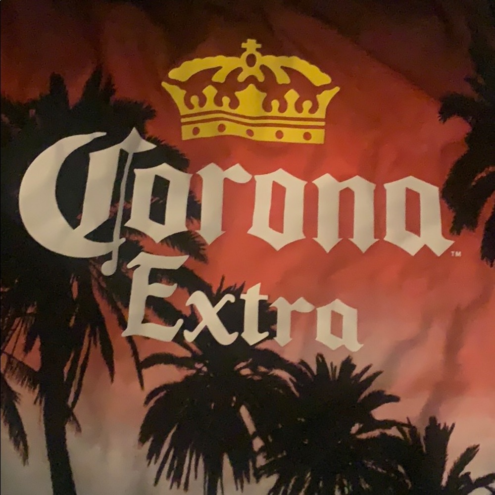 Tropical Beach Corona Mens Tank. XL